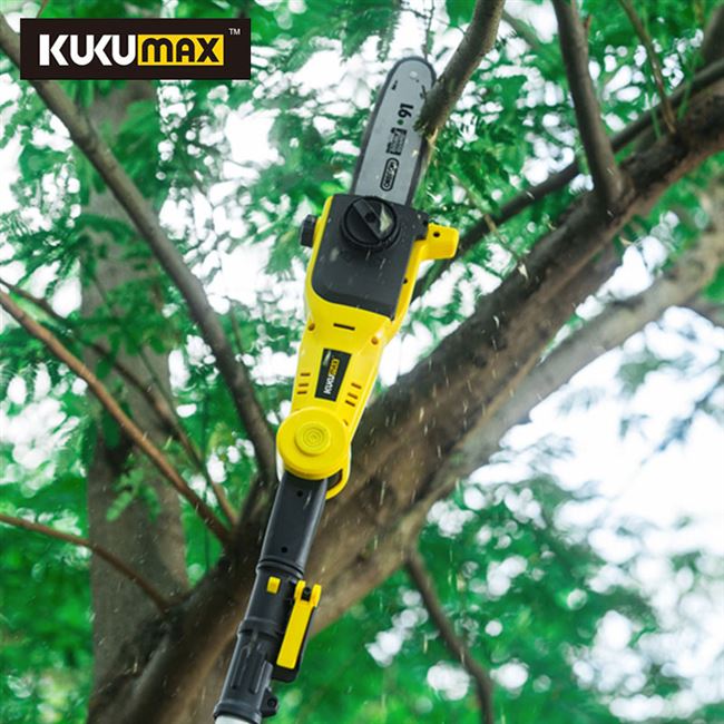 电动高空锯树神器修树电锯带伸缩杆果树锯充电式绿化园林高枝链锯