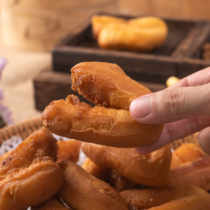 粮觅宁波小糖糕半成品手工三角糕点速冻面点油炸小吃零食点心