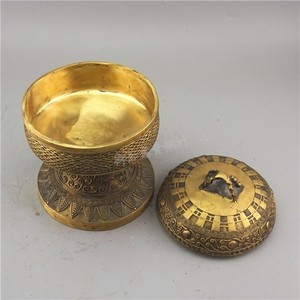 青铜登古代食器夏商周祭祀礼器文庙用品工艺品摆件家居y装饰品古