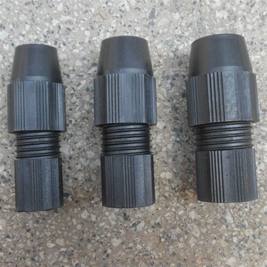 伸缩杆配件接头螺旋鱼竿改抄网连接头对接塑料定r位器固定通用外