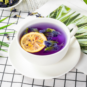 新货蝶豆花蓝蝴蝶干粉碟豆花干花可搭食用柠檬片水果茶奶茶用