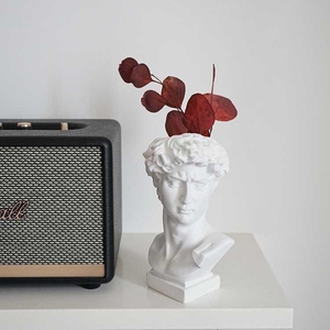 摆拍小物件ins风大卫花瓶笔筒雕像摆件学生文艺仿石膏化妆收纳装