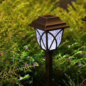 太阳能灯户外庭院灯家用防水LED七彩花园草坪灯景观装饰灯插地灯