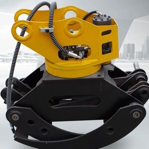 挖机抓木器360度旋转抓木钩机夹木器夹木机抓子抓木头破碎锤液压