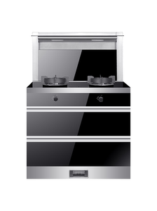 sast/先科集成灶智能侧吸下排式气电分离九腔猛火语音播报一体灶