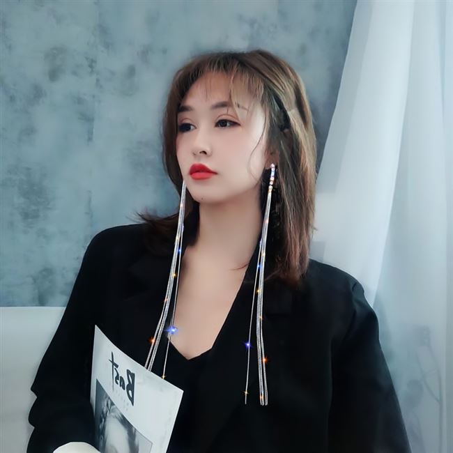 银针超长蛇骨链流苏耳环女长款显瘦脸的耳线夸张时尚个性大气耳饰