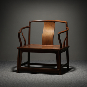 中式仿古实木官帽椅太师椅明式圈椅围椅皇宫椅茶椅子主人椅三件套