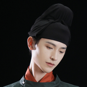 汉服古装现货唐代幞头演出饰李白复原款唐帽【不支持七天无理由】