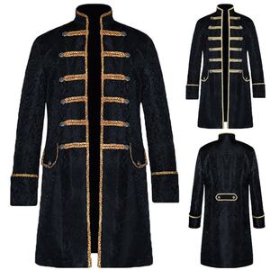 欧洲中世纪宫廷骑士王子贵族万圣节礼服外套大衣表演舞台话剧服装