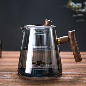 加厚玻璃茶壶泡茶2024新款茶水分离单壶可加热耐高温家用茶具套装
