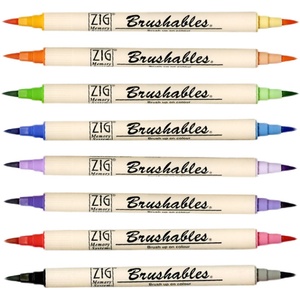 双色双头软笔MS-7700深浅双头漫画水彩刷头艺术字插画笔 美术用笔