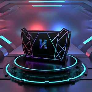 定制亚克力发光dj台打碟台打碟机全套架子清吧酒吧ktv打碟桌移动