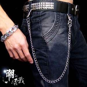 铁链腰带欧美金属夏男女裤链子百搭嘻哈配西装腰链牛仔裤链条装饰