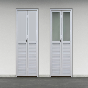 百叶折叠门y字型卫生间门全遮光洗手间半透气厕所门铝合金浴室门