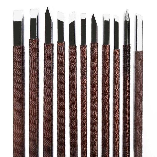 wk砖雕工具铣刀石刀珍珠刻石刀手工划线加工工艺石头雕刻雕刻刀浮