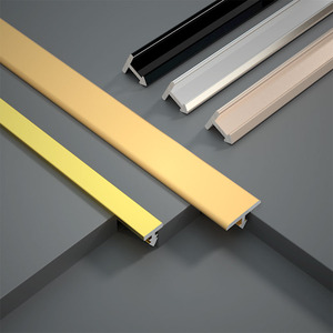 铝合金t型条木地板收口条吊顶地板压条收边条缝隙遮挡条t型过门条