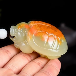 手把玉龙头龟
