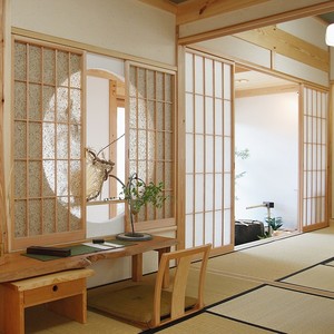 日式推拉门榻榻米格栅移门格子门樟子门隔断门和室门福司玛门定制