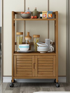 菜厨柜子多功能碗柜家用小型实木菜柜厨房透气农村简易橱柜餐边柜