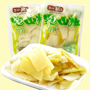 盐津铺子泡山椒竹笋红油竹笋500g泡椒脆笋尖笋干小吃零食休闲食品