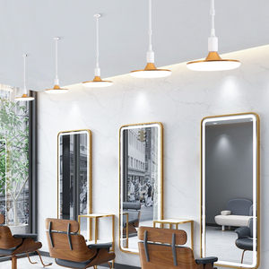 超亮理发店灯吊灯店铺商用可伸缩饭店水果店火锅店美甲美发店灯具