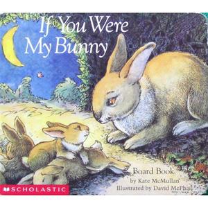 If You Were My Bunny by Kate McMullan木板书Scholastic如果你是我兔子