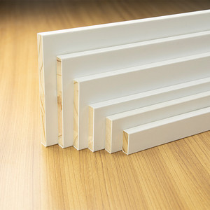 实木线条平板背景墙装饰条门套包边窗套木条门套线白色木线条木板