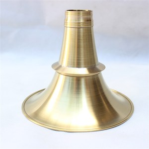 新品西喇呐碗黄铜加厚碗t广东唢呐碗大号笛啵唢叭口纯铜加厚无缝