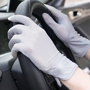 司机开车专用手套春夏秋季天防滑触屏棉透气开车驾驶薄款防晒男士