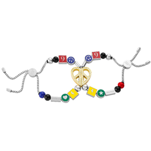 astarhades520礼物送女友小众设计ins镶钻爱心字母情侣手链女