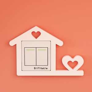 新款开关保护套北欧风墙贴3d立体创意可爱免粘家用装饰开关贴网红