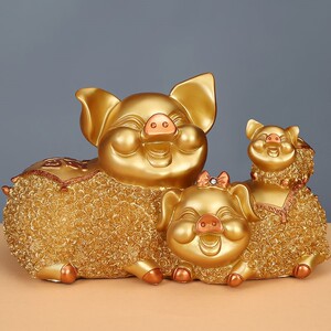 招财猪摆件金猪