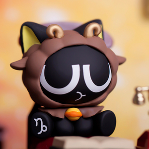 高档仔量罗小黑公十二星座盲盒手办d 限摆件动漫扭蛋 盒蛋生日奢