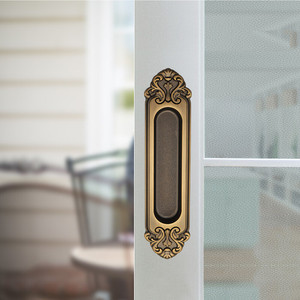 移门拉手推拉门折叠式把手木门暗拉手厨房嵌入式对装暗藏欧式拉手