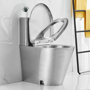 304不锈钢马桶防冻坐便器家用卫生间虹吸式节水小户型轮船座便器