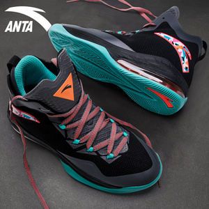 anta安踏神盾一代篮球鞋男鞋高帮运动鞋透气网面气垫实战专业球鞋