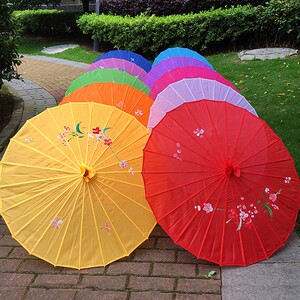 儿童演出小花伞跳舞用古装拍照舞蹈雨伞道具工艺伞古典表演幼儿园