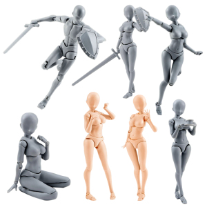 shf素体关节可动素体人体模型素描人偶美术绘画动漫.二次元手办