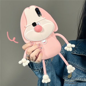 搞怪卡通兔子vivox21手机壳x23幻彩版炫彩版x21i可爱x21s硅胶21a趣味