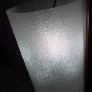 pvc羊皮纸灯罩材料透光纸柔光膜leed闪光磨砂白色吊顶装修花格贴