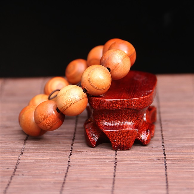 天然雷击木男士女士老桃木手串佛珠原木婴儿小孩手链女款辟邪护身