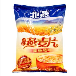 北燕燕麦片750g麦香原味即冲即饮即食早餐燕麦