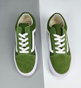 万斯官网旗舰店comfycush sk8-hi 牛油果绿帆布鞋低帮男女滑板鞋