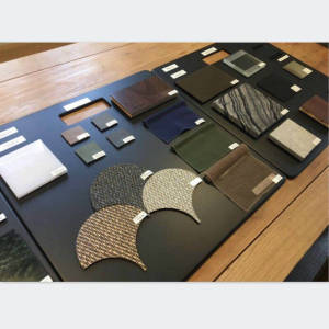 pvc样品展示板密度板手提板工程装饰投标材料封样板展板底板防潮4