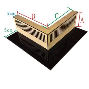 定制亚克力直角挡沙板 鱼缸溢流区溢流板鱼梳改防沙挡板鱼缸石沙