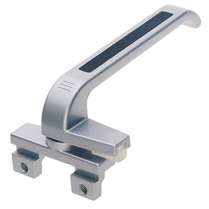 卫生间外开把手小拉手u带把柄带锁窗锁推拉门锁铝合金门窗明手