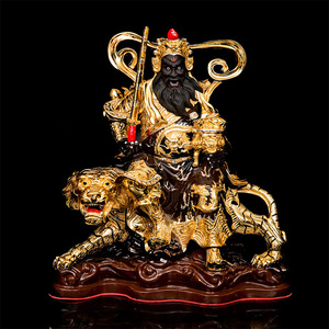 武财神赵公明鎏金