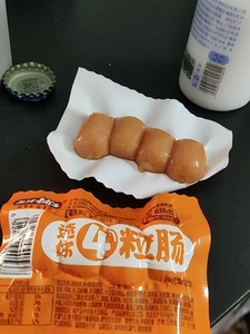 盐津铺子迷你小香肠肉肠烤肠小肉枣四粒肠肉类火腿肠休闲零食