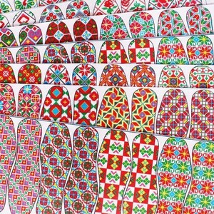 050人付款淘宝印花十字绣鞋垫布 鞋垫布图 布面 绣花鞋垫小格子布刺绣