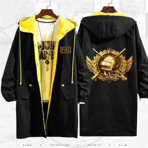 绝地求生吃鸡同款风衣青春流行求生卫衣夹克外套衣服中长款上衣潮